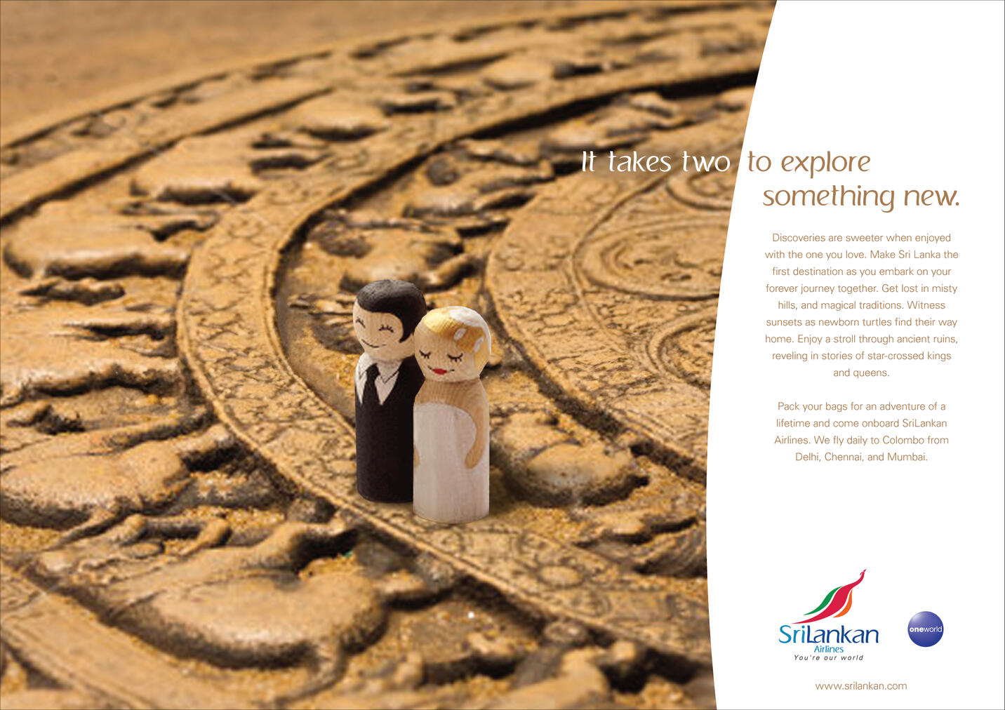 Explore something new - SriLankan Airlines, Wedding Vows Magazine Campaign