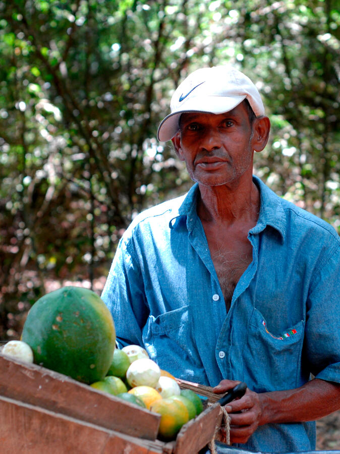 &quot;Fruit Uncle&quot; - Sigiriya, Sri Lanka