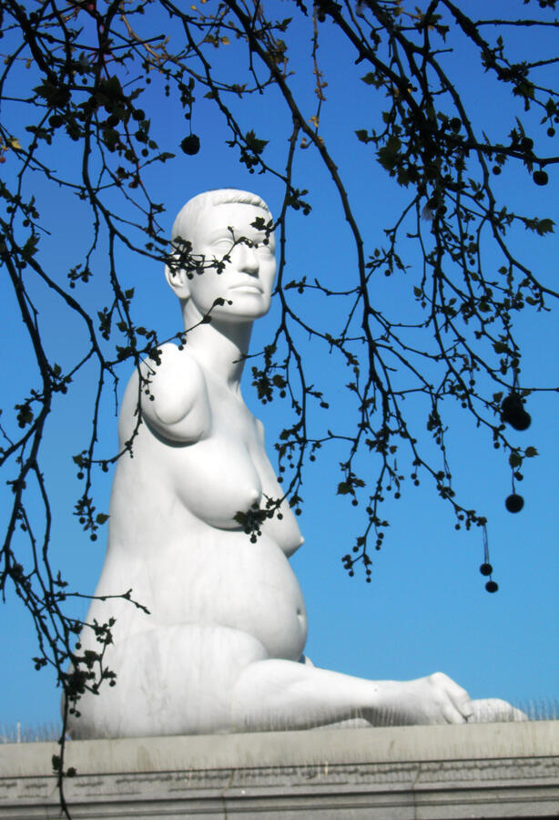 &quot;Love is the greatest ability&quot; - Trafalgar Square, London (featuring &quot;Alison Lapper Pregnant&quot; by Marc Quinn)