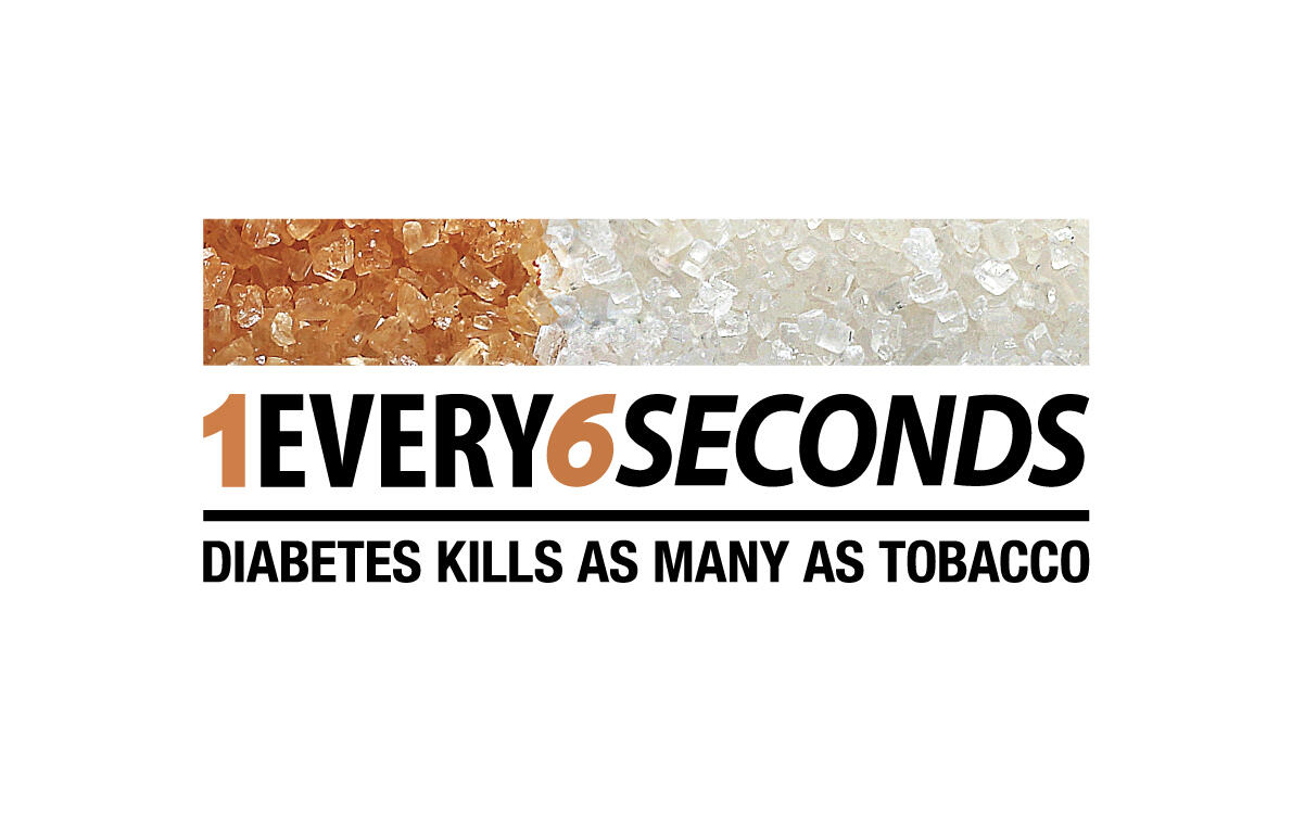 Campaign Logo (Social Media): &quot;1 Every 6 Seconds&quot; - Diabetes Association of Sri Lanka, World Diabetes Day 2014