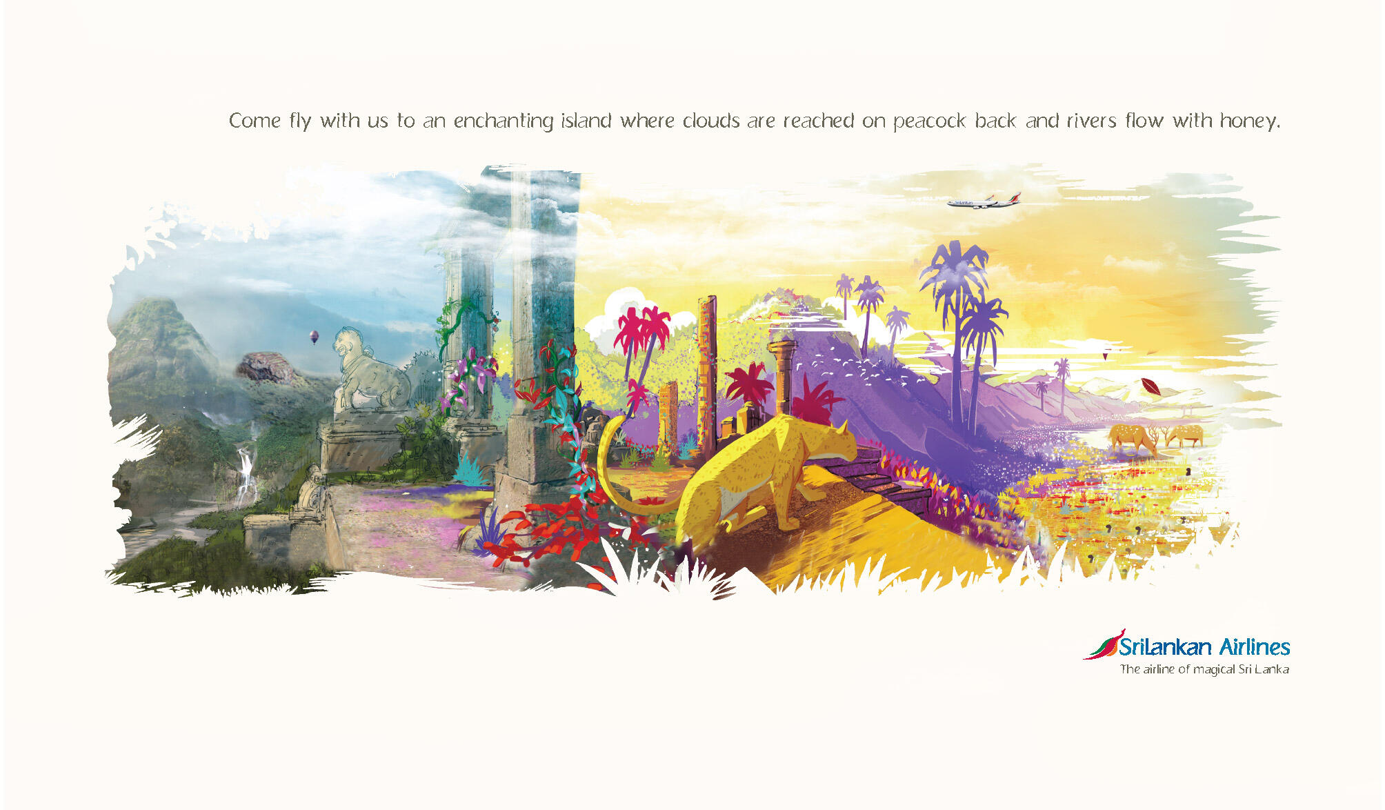 London Underground (OOH): &quot;Magical&quot; - SriLankan Airlines