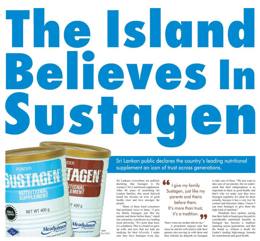 "The Island" - Sustagen, "Made the Headlines" campaign