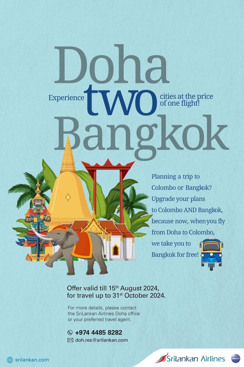 &quot;Doha TWO Bangkok&quot; - SriLankan Airlines, EDM