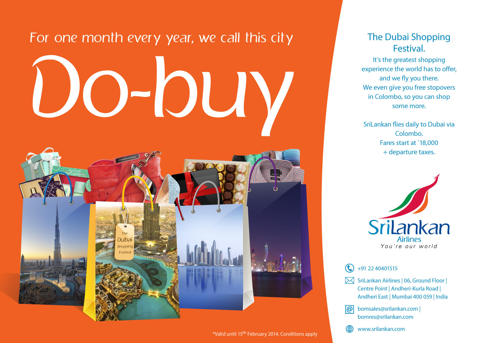&quot;Do-buy&quot; - SriLankan Airlines, Dubai Shopping Festival EDM