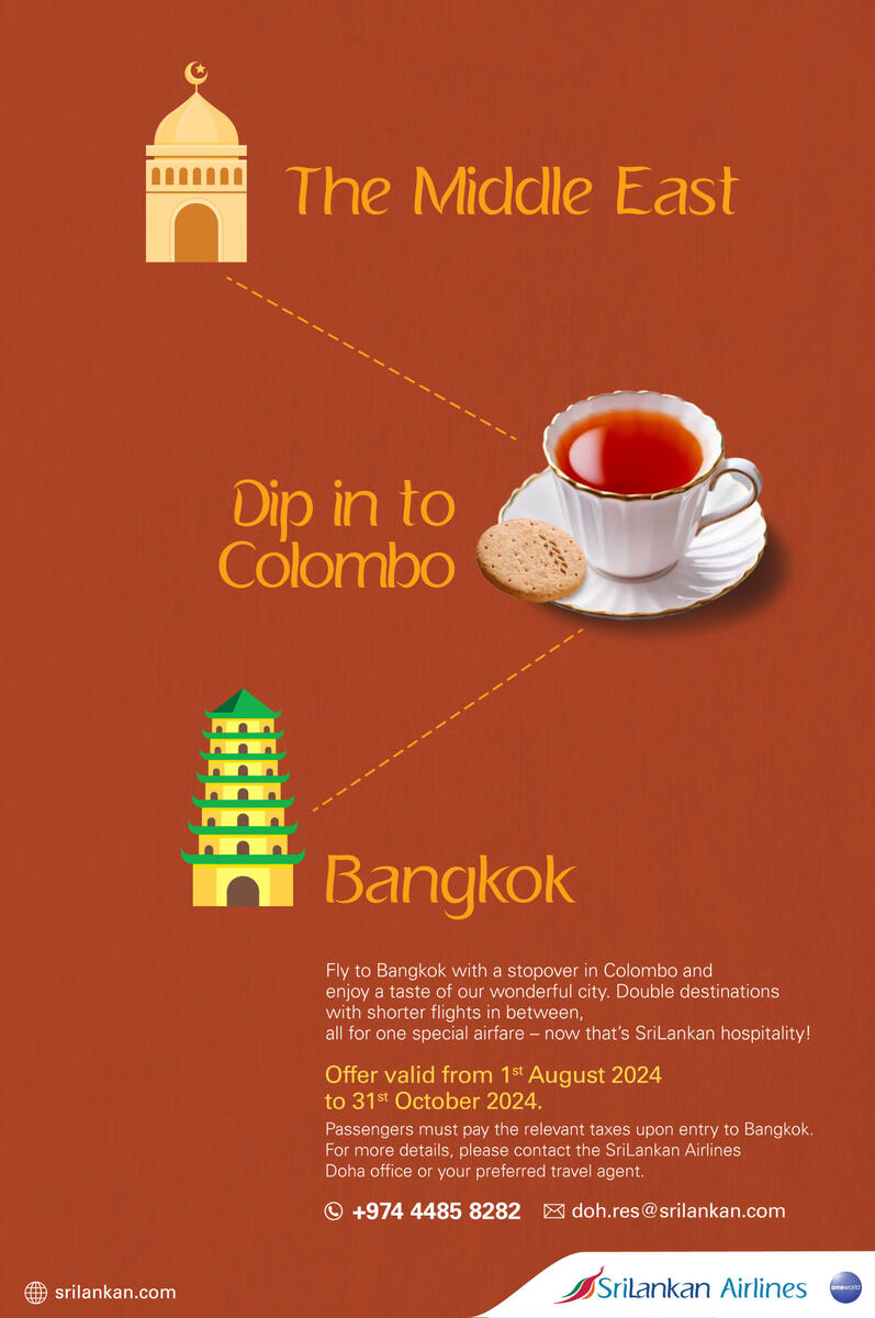 &quot;Tea&quot; - SriLankan Airlines, Bangkok via Colombo digital campaign