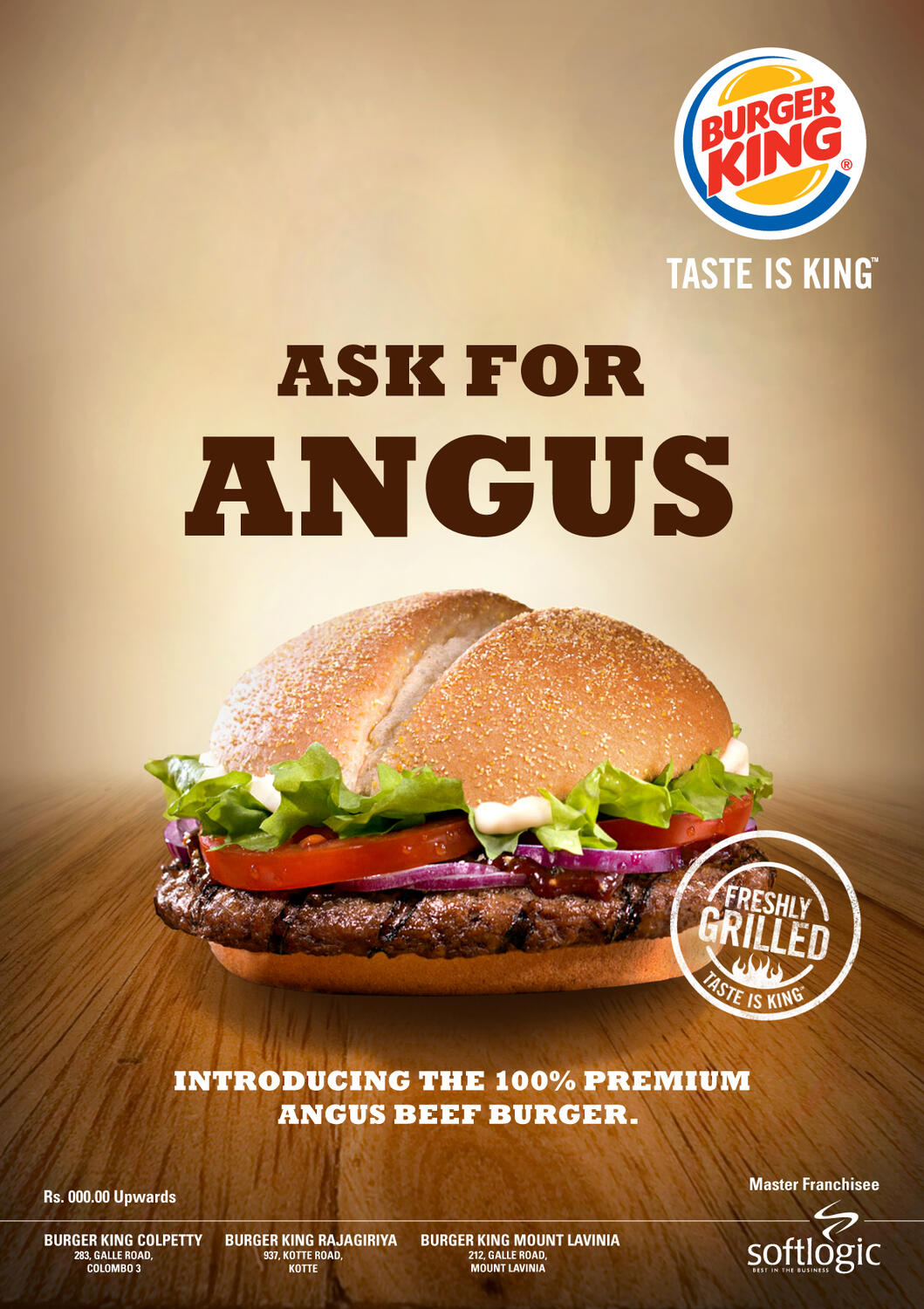 &quot;Ask for Angus&quot; - Burger King Sri Lanka