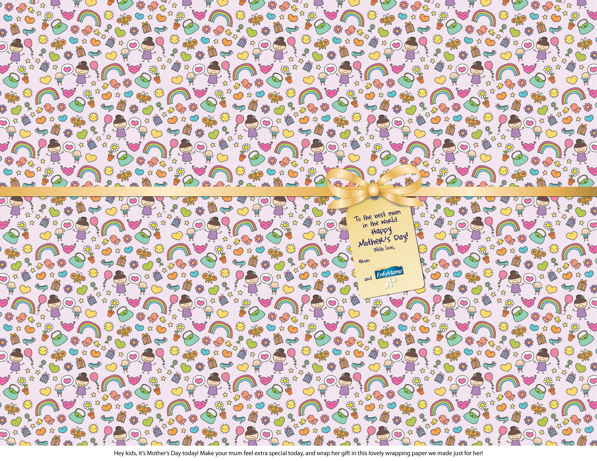 &quot;Wrapping Paper&quot; - EnfaMama (Mead Johnson), Mothers’ Day 2015