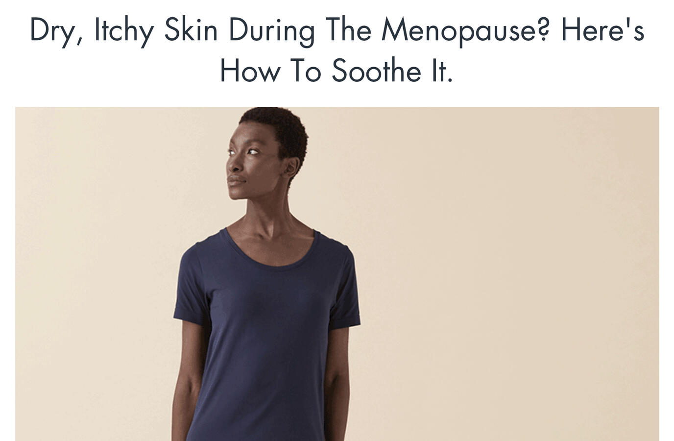 &quot;Dry, Itchy Skin During The Menopause&quot; - The Become Blog - Become by Femography (MAS) - Ghostwriting