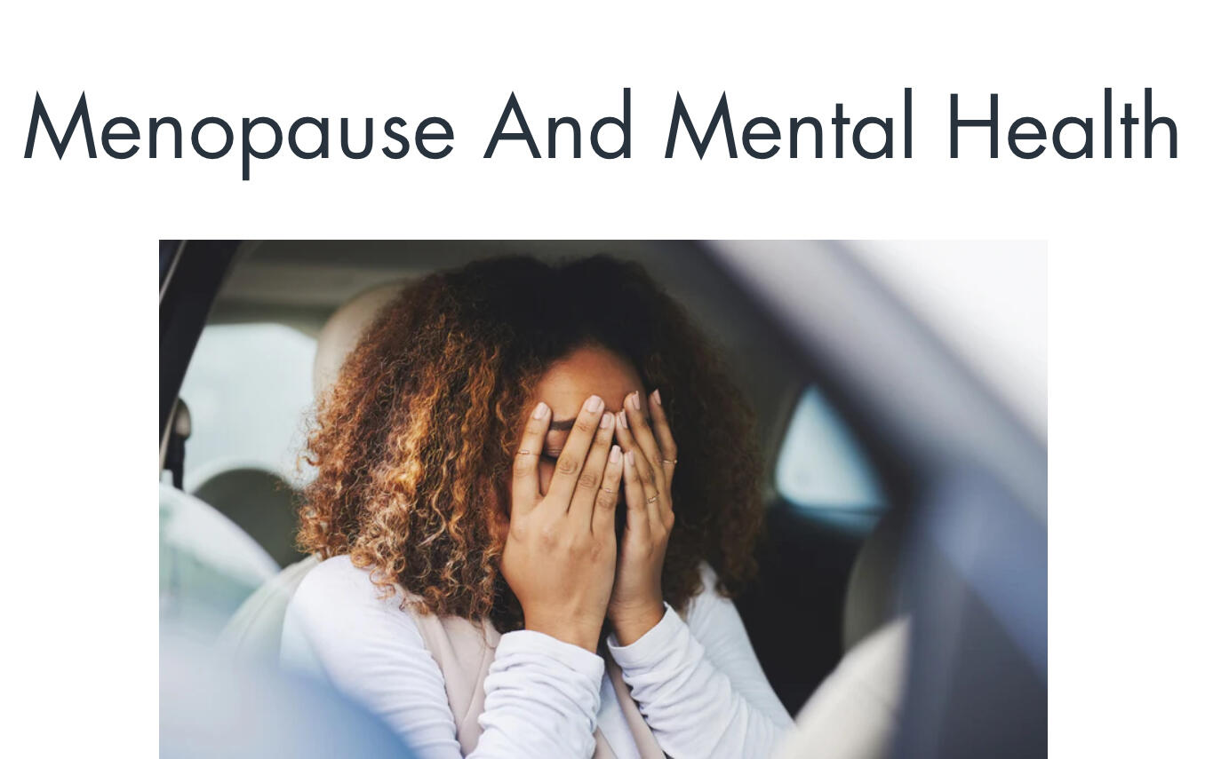 "Menopause and Mental Health" - The Become Blog - Become by Femography (MAS) - Ghostwriting