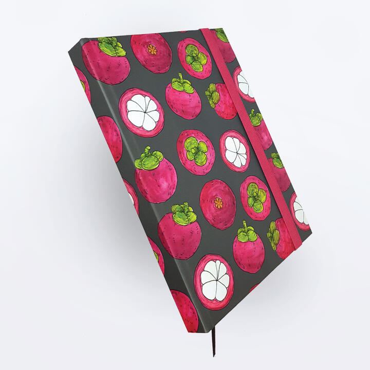 The Mangosteen Colllection - Monsoon Grey Notebook