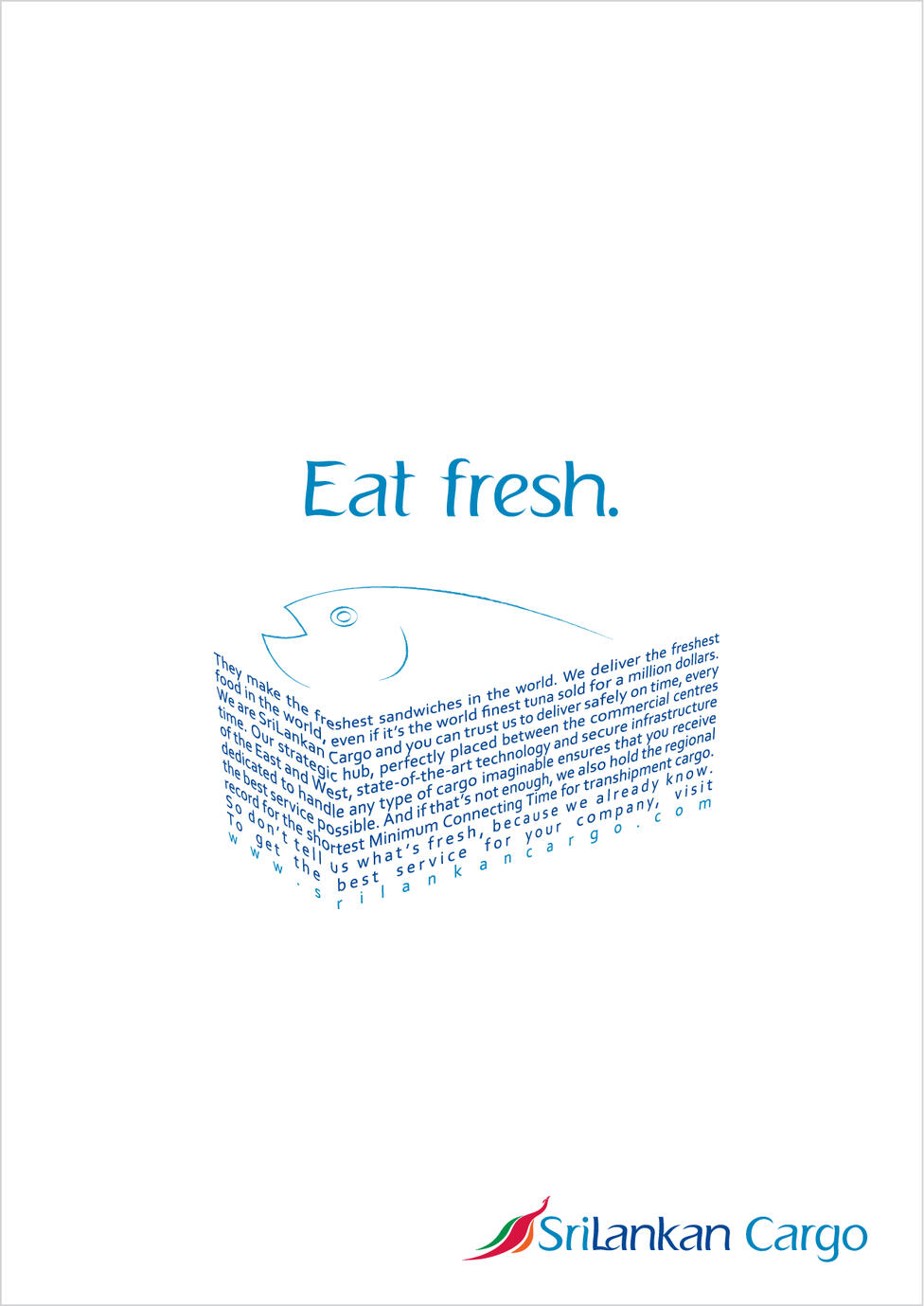 &quot;Eat fresh&quot; - SriLankan Cargo, &quot;Trusted Taglines&quot; Campaign - Pitch